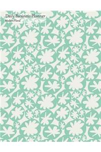 Daily Business Planner Modern Floral