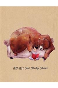 2019-2020 Bear Monthly Planner