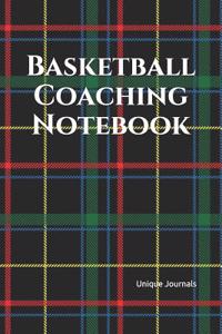 Basketball Coaching Notebook: Basketball Coach Journal for Training Notes, Strategy, Plays Diagrams and Sketches