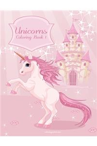 Unicorns Coloring Book 1