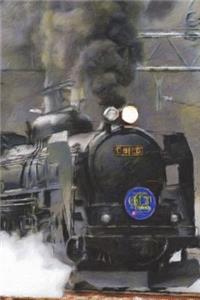 Black Steam - Blank Notebook