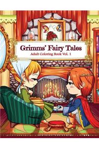 Grimms' Fairy Tales Adult Coloring Book Vol. 1