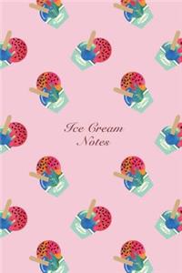 Ice Cream Notes