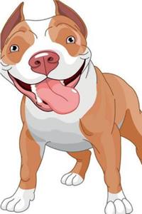 Pitbull Terrier Notebook, Diary, Journal. Productivity Work Planner & Idea Notepad