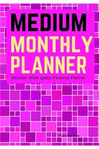 Bloviate Medium Monthly Planner