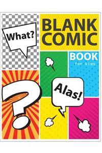 Blank Comic Book for kids