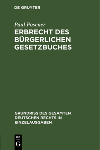 Erbrecht Des Bürgerlichen Gesetzbuches