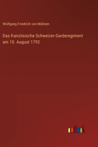 Das französische Schweizer-Garderegiment am 10. August 1792