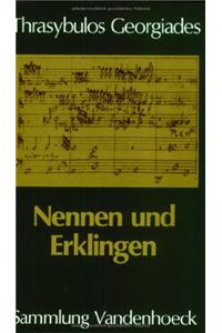 Nennen Und Erklingen