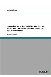 Jugendkultur in den siebziger Jahren - Die Musik der Ton Steine Scherben in der Zeit des Wertewandels