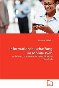 Informationsbeschaffung im Mobile Web