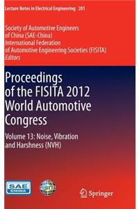 Proceedings of the Fisita 2012 World Automotive Congress