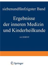 Ergebnisse Der Inneren Medizin Und Kinderheilkunde