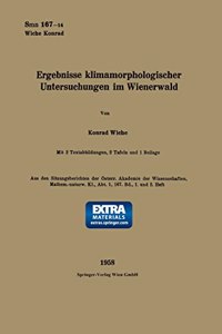 Ergebnisse klimamorphologischer Untersuchungen im Wienerwald
