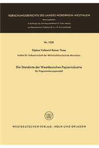 Die Standorte Der Westdeutschen Papierindustrie