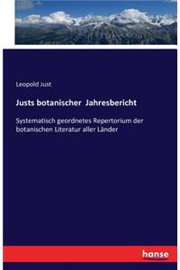 Justs botanischer Jahresbericht