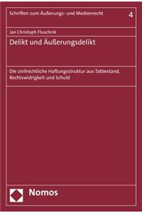 Delikt Und Ausserungsdelikt
