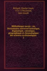 Bibliotheque sacree