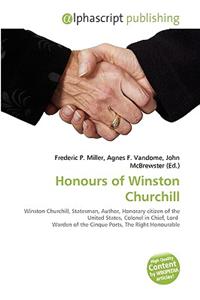 Honours of Winston Churchill