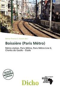 Boissi Re (Paris M Tro)