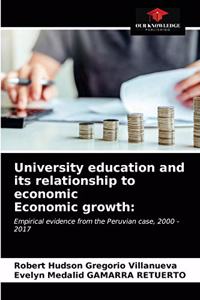 University education and its relationship to economic Economic growth