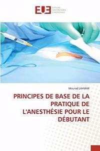 Principes de Base de la Pratique de l'Anesthésie Pour Le Débutant