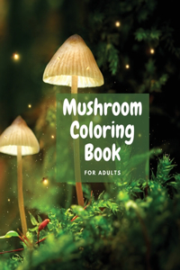 Mushroom Coloring Book For Adults