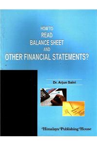 How To  Read Balance Sheet And Other Fincial Statements