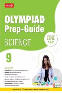 MTG Olympiad Prep-Guide Science Class 9 - Detailed Theory, Self Test with NSO Chapterwise Previous Year Question Paper For SOF 2023-24 Exam MTG Editorial Board