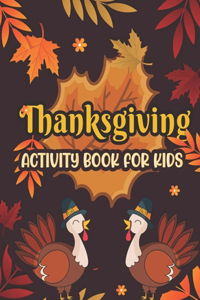 Thanksgiving Activity book for kids