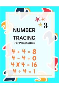 Number Tracing Book for Preschoolers
