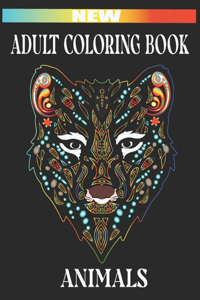Adult Coloring Book Animals