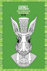 Adult Coloring Book for Pencils and Markers - Animal - Thick Lines