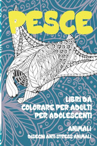 Libri da colorare per adulti per adolescenti - Disegni Anti stress Animali - Animali - Pesce