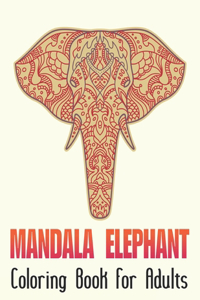 Elephant Mandala Coloring Book For Adults