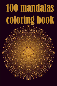 100 mandalas coloring book
