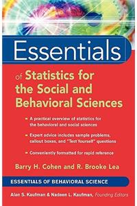 Essentials of Statistics for the Social and Behavioral Sciences