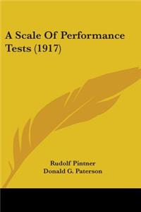 Scale Of Performance Tests (1917)