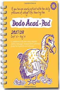 Dodo Mini ACAD-PAD 2017-2018 Pocket Mid Year Diary, Academic Year, Week to View