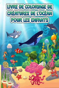 Livre de coloriage des créatures marines pour les enfants