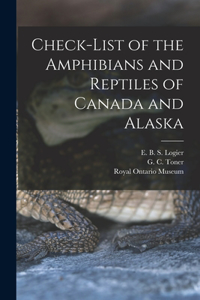 Check-list of the Amphibians and Reptiles of Canada and Alaska