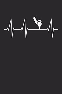 Heartbeat Golf Notebook - Golf Training Journal - Gift for Golf Player - Golf Diary