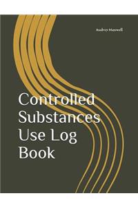 Controlled Substances Use Log Book