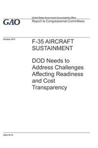 F-35 Aircraft Sustainment