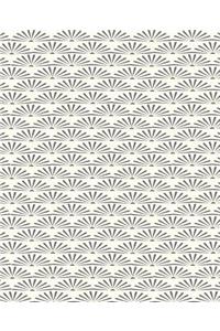Pretty Art Deco School Composition Book Historical Design Pattern