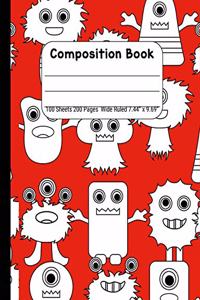 Composition Book Wide Rule