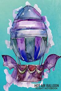 Hot Air Balloon Flight Notebook