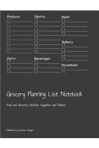 Grocery Planning List Notebook