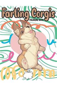 Farting Corgis Coloring Book