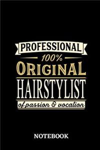 Professional Original Hairstylist Notebook of Passion and Vocation